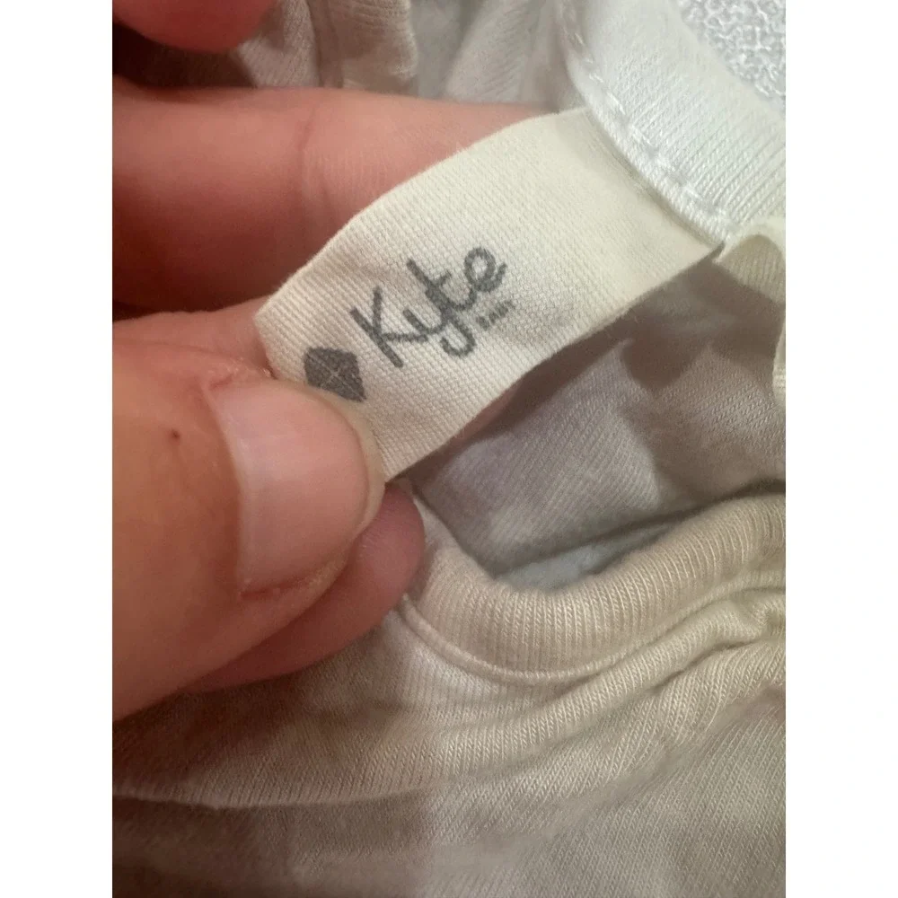 Kyte Baby Bamboo Sleep Bag 1.0 TOG Cream Off-White 18-36 Months Wearable Blanket